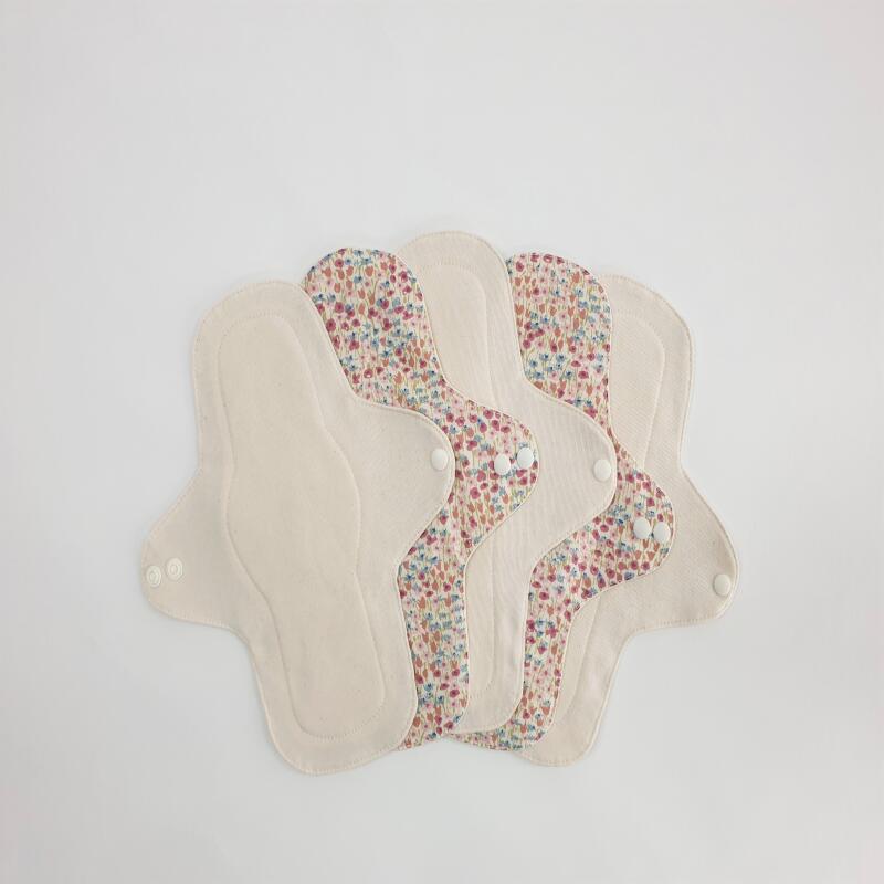 SUMINI Organic Cotton Panty Liners (5-pack) Love Grass Pink