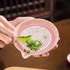 5Pcs/Set Ceramic Garlic Grater Plate with Pour Spout Ginger Cheese Manual Grinder with Raised