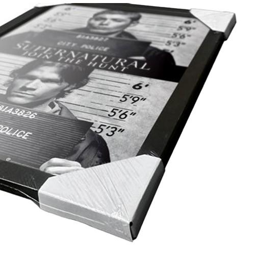 Supernatural City Police Framed Poster