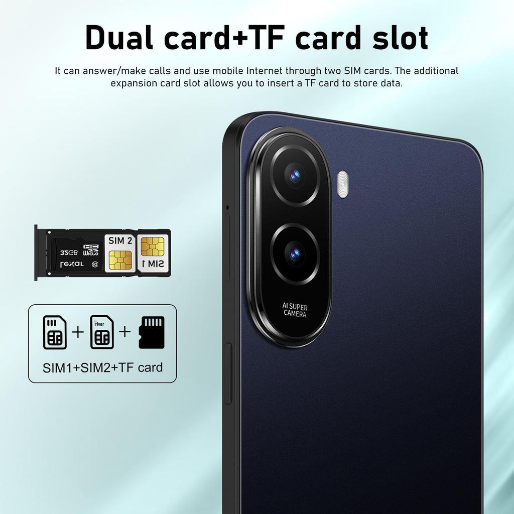 M7Plus 16GB+1TB Android Smartphone: 7.3" Large Full Screen, Dual SIM/Standby, Dropship Compatible