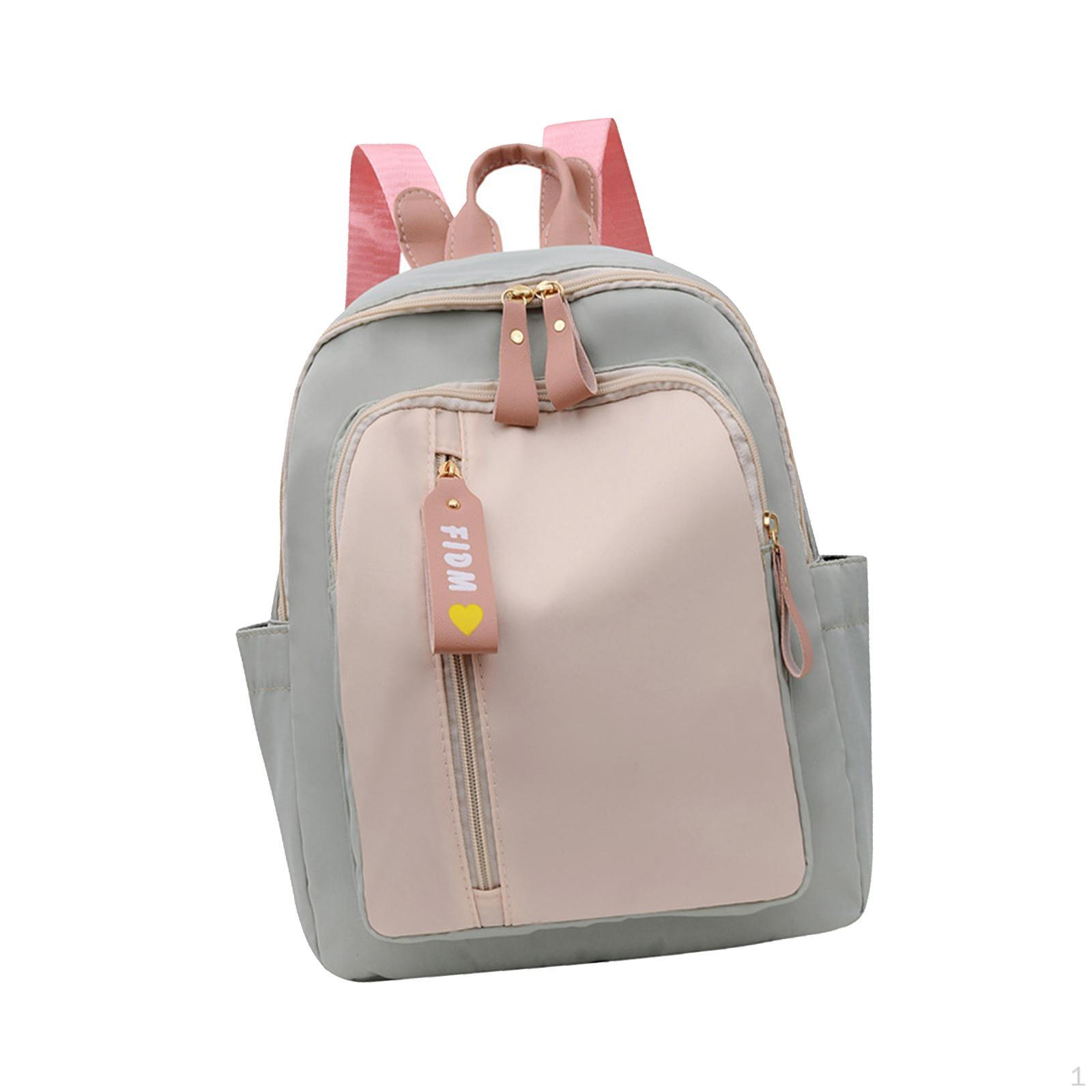 Fashion Backpack Teen Girls Daypack Lightweight Women Bags Durable Portable Knapsacks Rucksack for серый