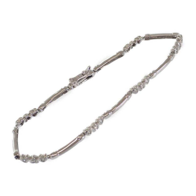 Bracciale senza marca oro bianco K18 Donne