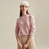 Zhaojun Women's Loose Fit Round Neck Thick Cashmere Sweater