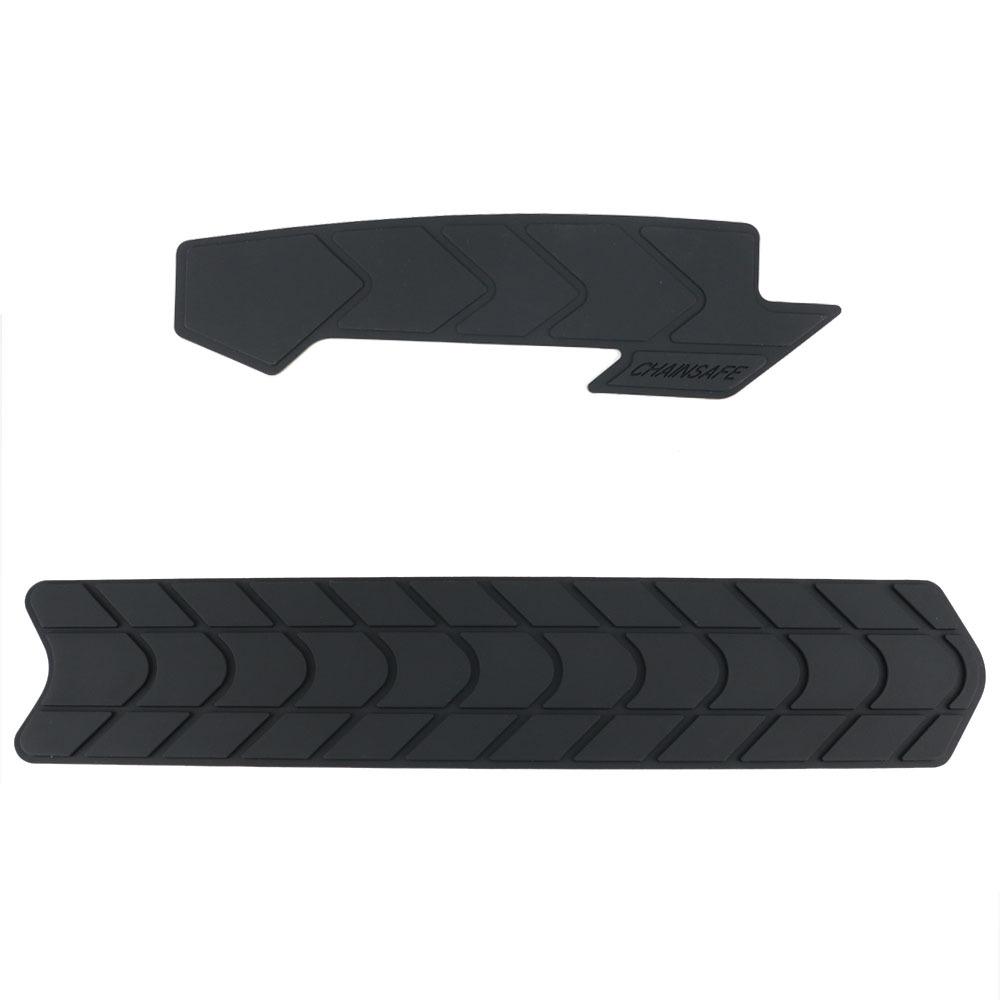 MTB Road Bike Chain Protector Chainstay Silicone Bicycle Frame Care Guards Self-Adhesive Cover Protection for Anti-Scratch