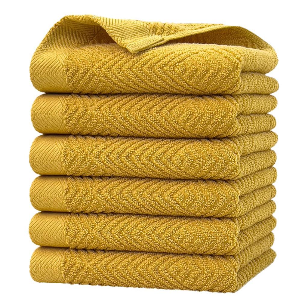 Cotton Towel Six Pcs Cotton Household Color Face Towel FACE TOWEL Warm and Comfortable Home Daily Necessities Elaborately Woven Towels