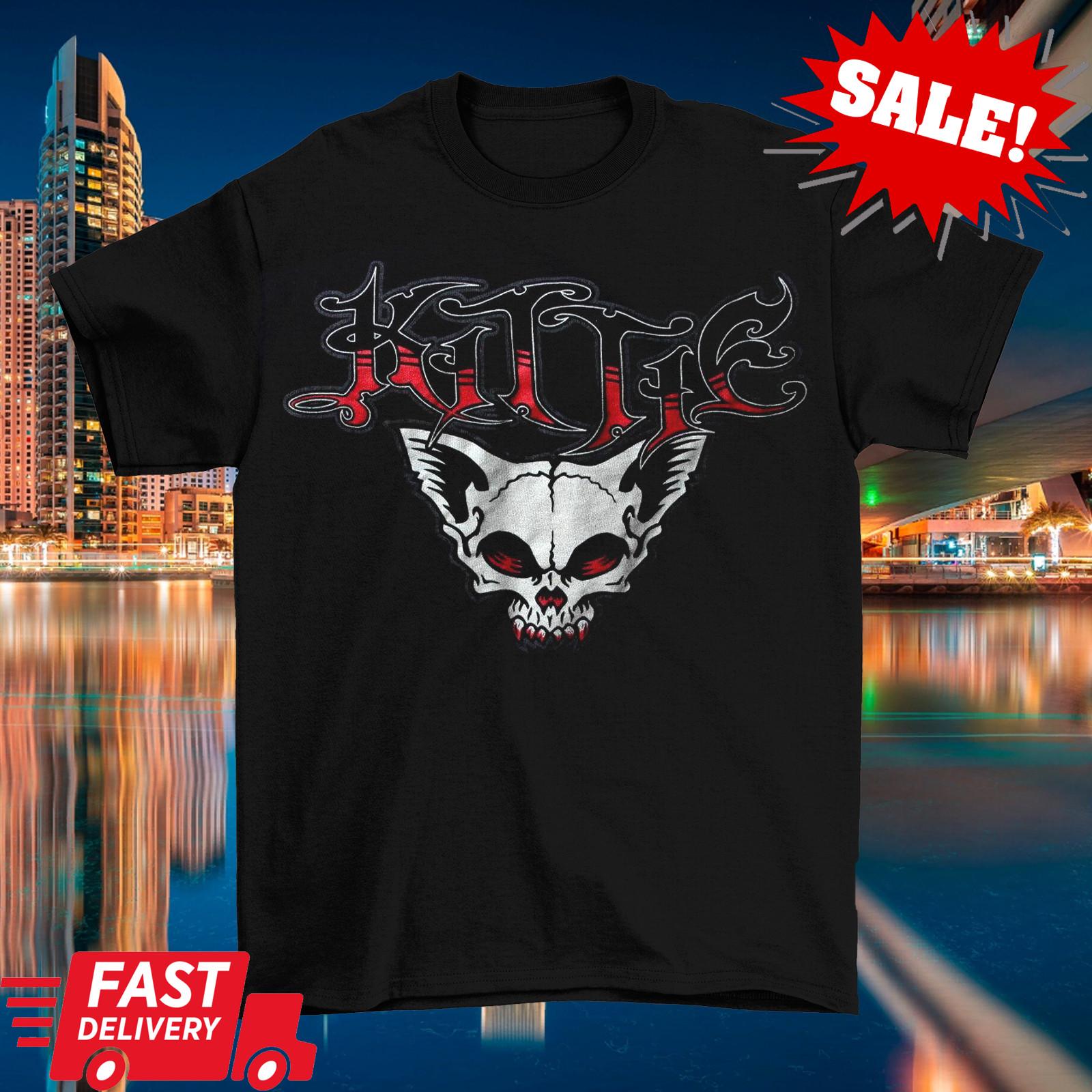 New KITTIE Band Safe Shirt Short Sleeve Black Unisex Men Size S-5XL M