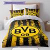 BVB Pattern Bedding,Quilt Set Quilt Cover Pillowcase Home Birthday Gift (1 * Duvet Cover + 2 * Pillowcase, Without Core)