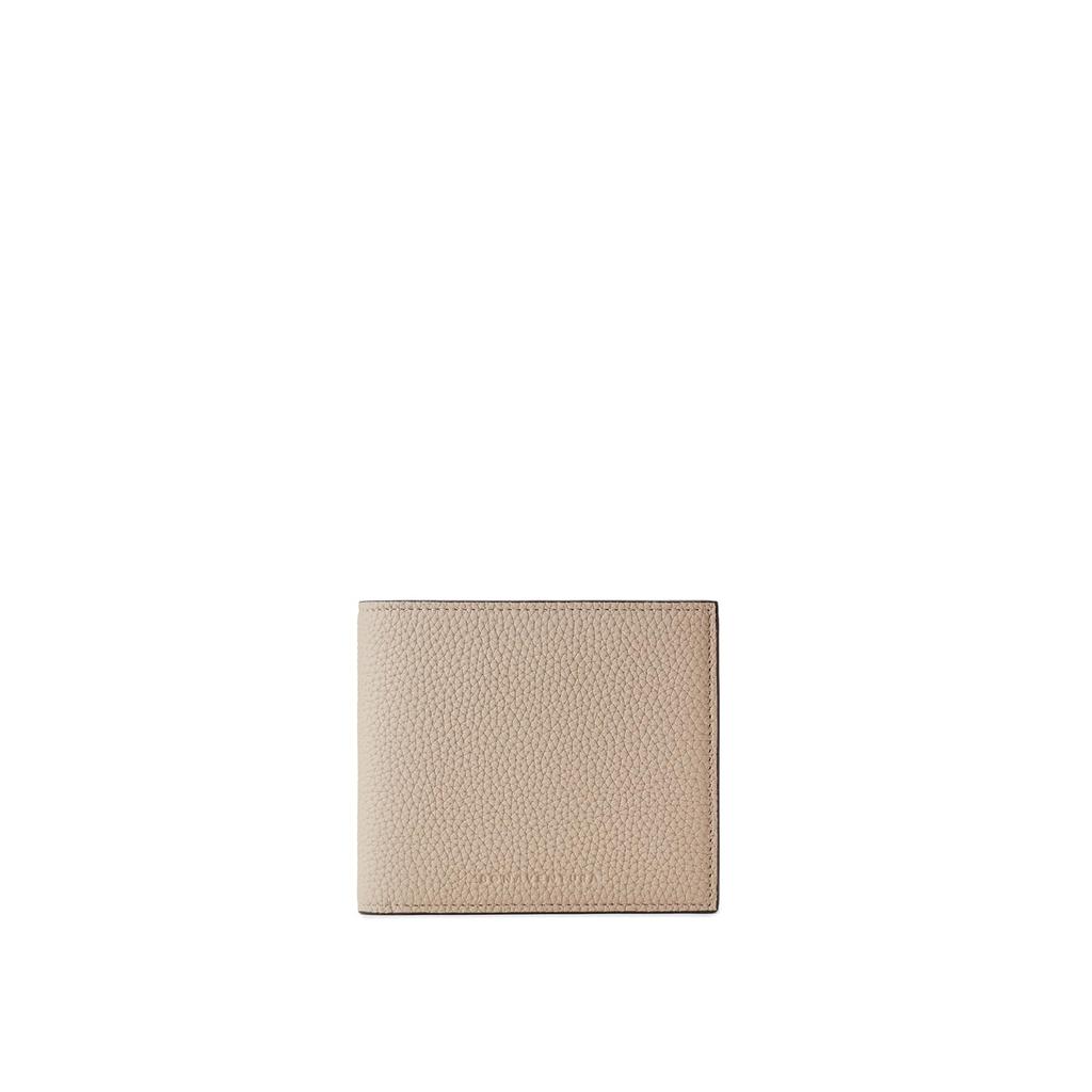 Bifold Wallet Bottarato Leather Finest Genuine New Enrollment Celebration [BONAVENTURA] [Bonaventura] Men's (Shrink Leather) [Beige] Wallet, Europe's