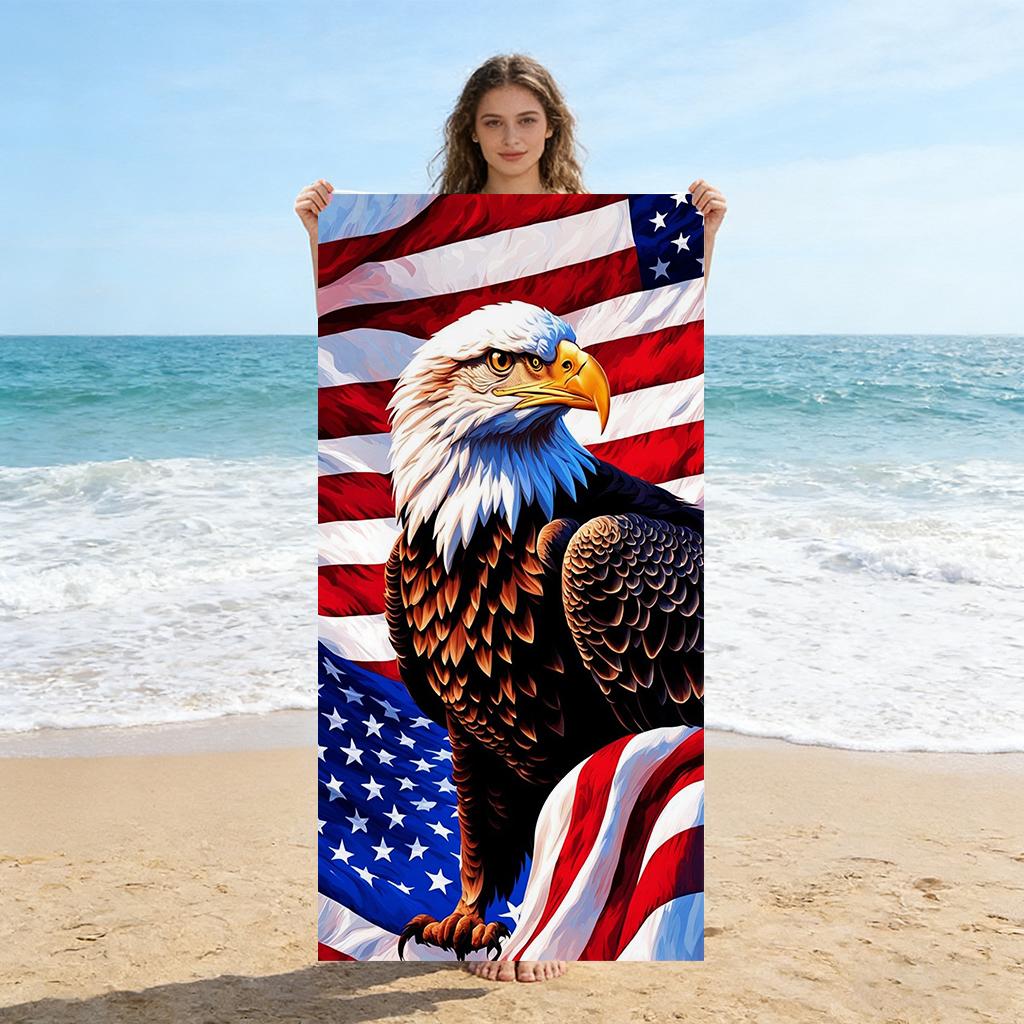 

The 250th Anniversary of the USA Beach Towel Large Quick-drying Towel For Beach Pool Sport Yoga Home Towel Gift for Friends W40*H60(CM)