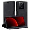 Case for Xiaomi 13T / 13T Pro, ERBORD Vintage Wallet with Flip, Black