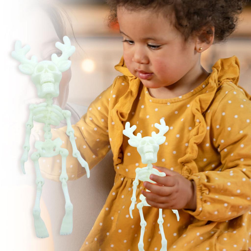 3D Printed Skeleton Figure Toy Gift Craft