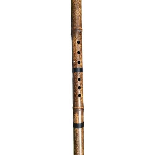 Yamamoto Bamboo Crafts (YAMAMOTOTAKIZAYIKUYA) G Key Model CX111 Dosho Bamboo Flute (Beginner) with Cow Horn Design
