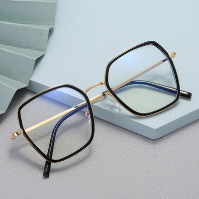 Retro Polygonal Anti-Blue Glasses Metal Glasses Frame Literary And Artistic Student Glasses Glasses Frame