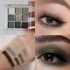 Smoky Eyes Makeup Eyeshadow Decay Pearlescent Matte Gray Eye Shadows Palette Dark Eye Makeup