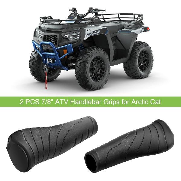 JERBOR 2PCS Handlebar Grips For Arctic Cat ATV High Performance Hand Grips For Arctic Cat ATV Accessories
