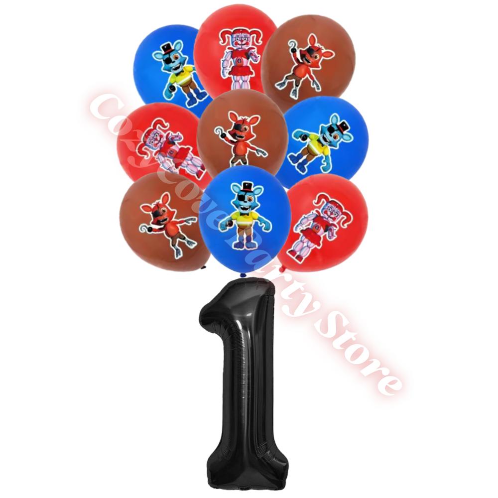 Neltoned Birthday Party Decoration Cups Plates Cake Topper Balloons For Kids Party Favors Freddyed Bear Gifts By Fnafs