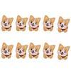 10Pcs Dog Embroidered Iron On Patches Adhesive Embroidery Applique For Jackets Backpacks Dress Hat Clothing Decoration