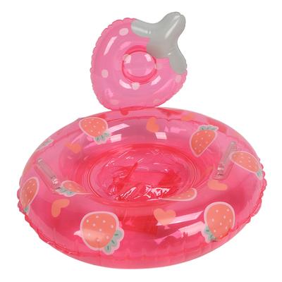 Boia de Natação para Bebê PVC Anel de Natação Inflável Alças Assento Infantil Barco de Natação para Crianças de 3 a 10 Anos