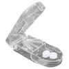 Portable Detachable Professional Pill Splitter Storage Box Reusable Medicine Containers Medicine Storage with Accurate Pill Alig