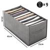 Closets Clothes Organizer Foldable Clothing Jeans Storage Box Closet Drawer  Organizer with Handles Wardrobe Storage Organize