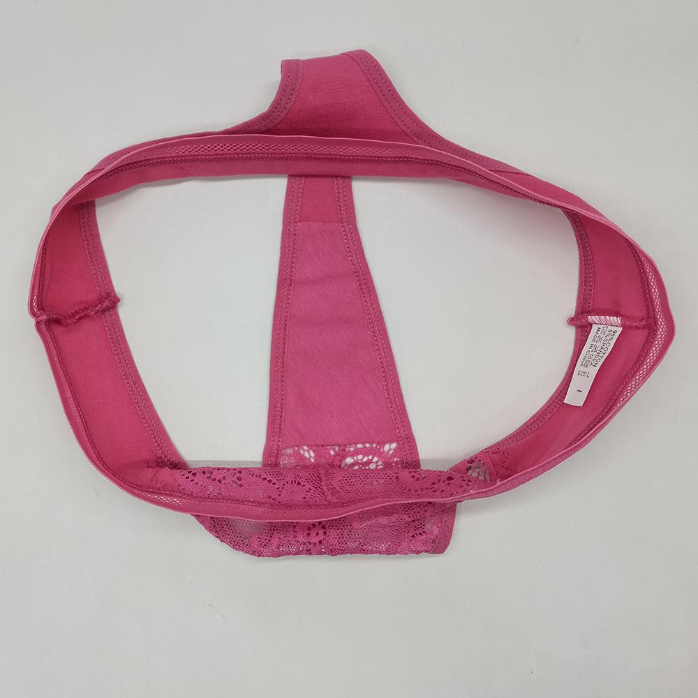 Women's Sexy G-string Thong Cotton Women Underwear Lace Panties Ladies Girls Knickers Lingerie 6 Pcs