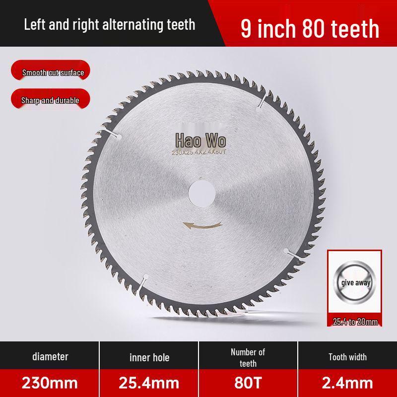 Carbide Saw Blade for Wood & Aluminum: Fits 4", 5", 7", 12" Angle Grinder Cutting Machines.