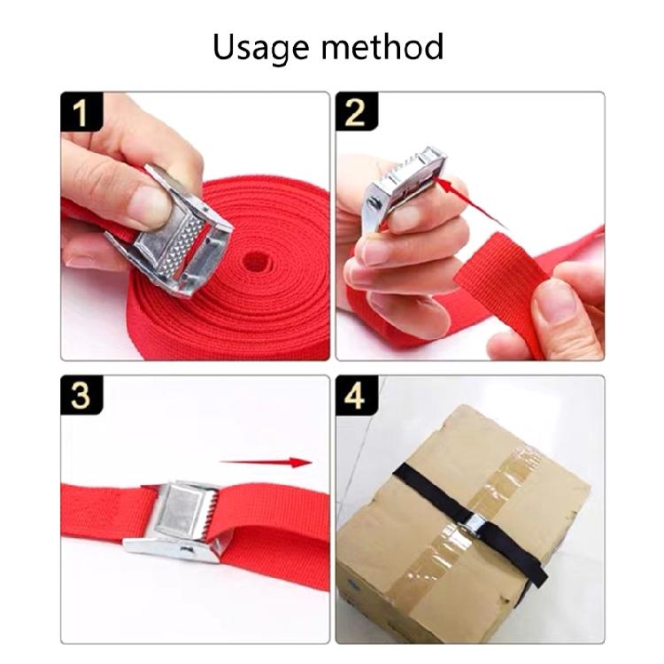 Cargo Fastening Strap Nylon Tie Downs Slip Resistants Strap for Shipping Cargo
