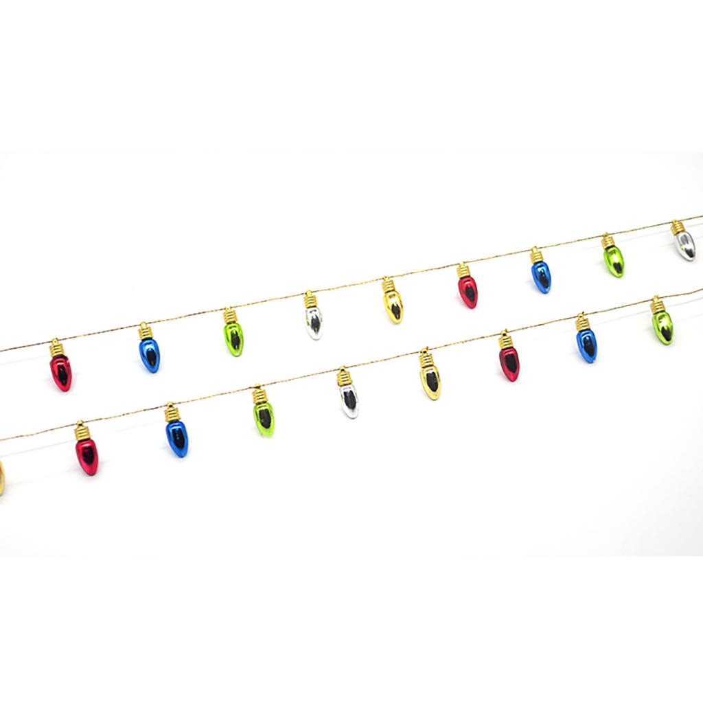 Fake Light String Christmas Decoration Doll House Miniature Furniture Accessorie
