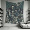 Game of Thrones Wall Tapestry Aesthetic Wall Hanging Printed Fabric Blanket Decorative Tapestries for Bedroom Living Room Home Decor