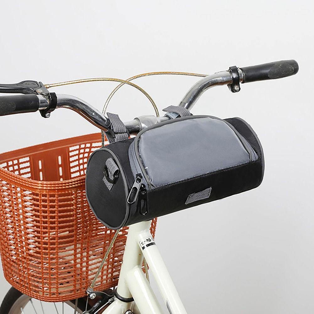 

Сумки для рамы велосипеда, аксессуары для езды, чехол для телефона с сенсорным экраном для езды на открытом воздухе чёрный