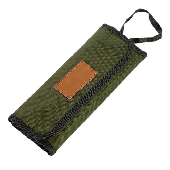 Outdoor Cutlery Storage Bag Dust-proof Portable Travel Camping Picnic Chopstick Fork Spoon Utensils Organizer Roll-Up Bag