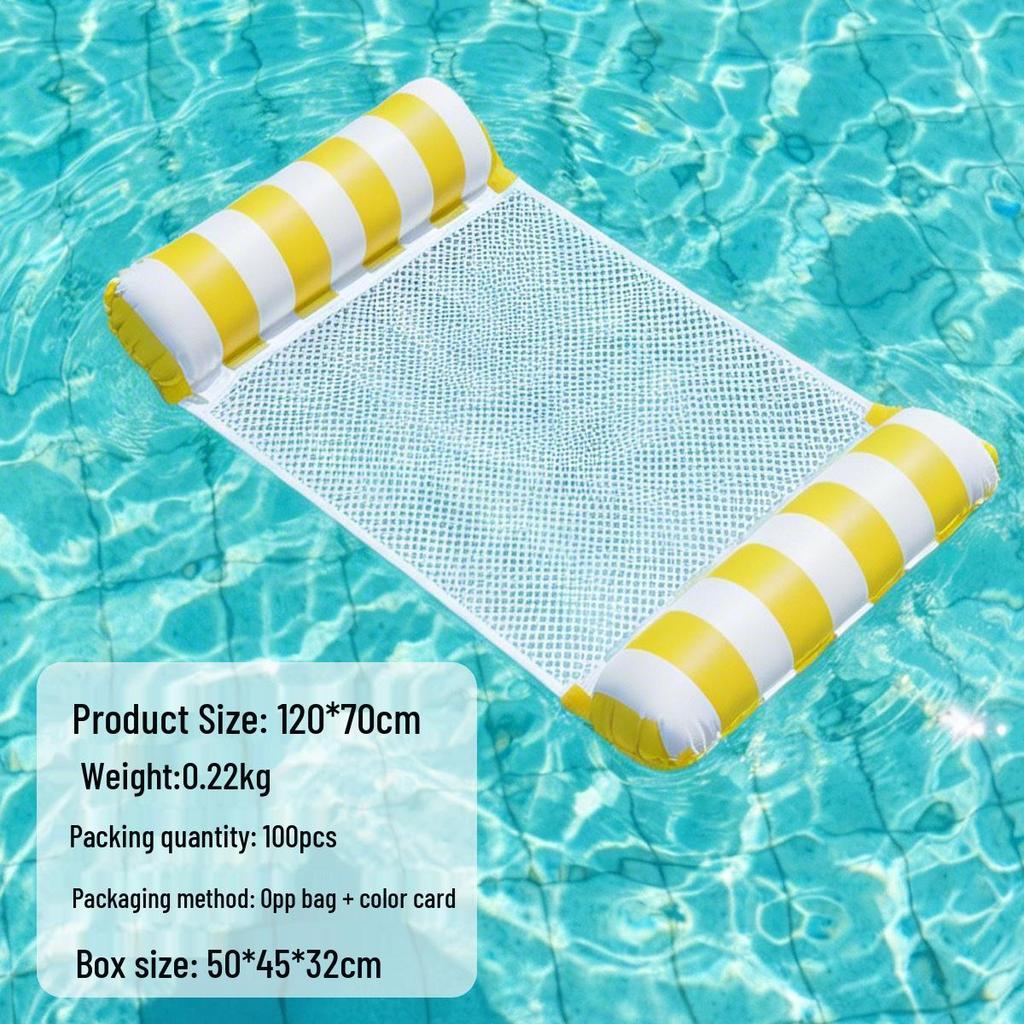 Z 4-Tube Inflatable Raft: Foldable Outdoor Lounge Chair & Water Hammock