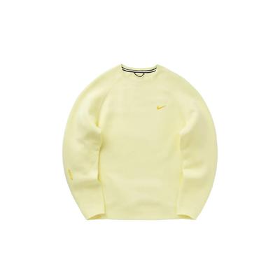 Nike Moletom de Gola Redonda Tech Fleece Nocta NRG Tonalidade Citrino Enxofre Vívido