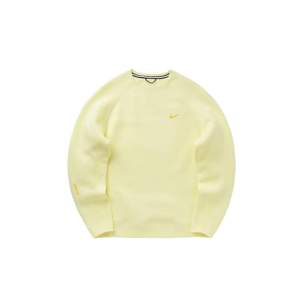 Nike Tech Fleece Crewneck Sweatshirt Nocta NRG Citron Tint Vivid Sulfur