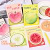1 Pieces Cute Kawaii Natural Fruits Sticky Note Memo Pad Office Planner Sticker Stationery School Supplies Decoration Adhesive