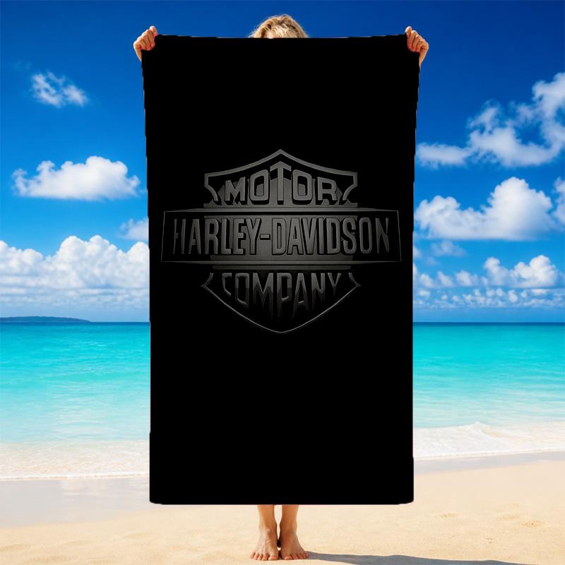 Asciugamano da Spiaggia in Microfibra Quick Dry Harley-Davidson Morbido Assorbente Resistente alla Sabbia per Spiaggia Piscina Viaggio Estate
