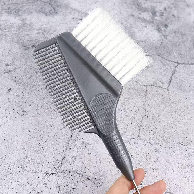 Professional Hair Dye Brush Dual-Sided Design 1PC Non-slip Handle Even Color Application for Home Salon Hairdressers