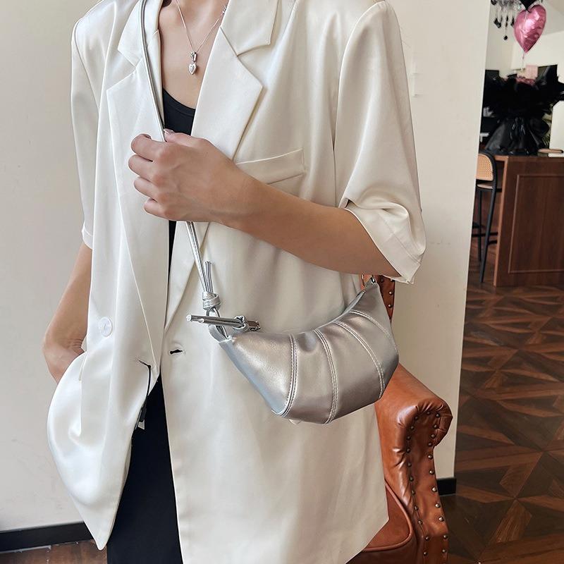 Autumn new niche croissant bag women's bag shoulder bag trendy fashion simple dumpling bag messenger bag