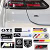 For VW Volkswagen Jetta MK5 Golf 1Pcs Car Styling Aluminum Alloy Badge Sticker For Volkswagen GTI R-Line R Polo Golf Passat Scir