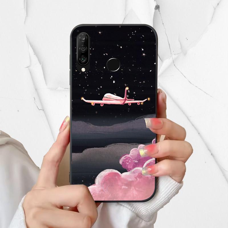 Phone Cover For Huawei P30 Lite Silicone Case MAR-LX1A Fashion Painted Shockproof Soft Fundas For Huawei Nova 4e Coque P30Lite
