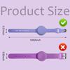 Silicone Locator Bracelet Waterproof Watch Band Case Holder Lightweight Tracking Device Wristband Replacement