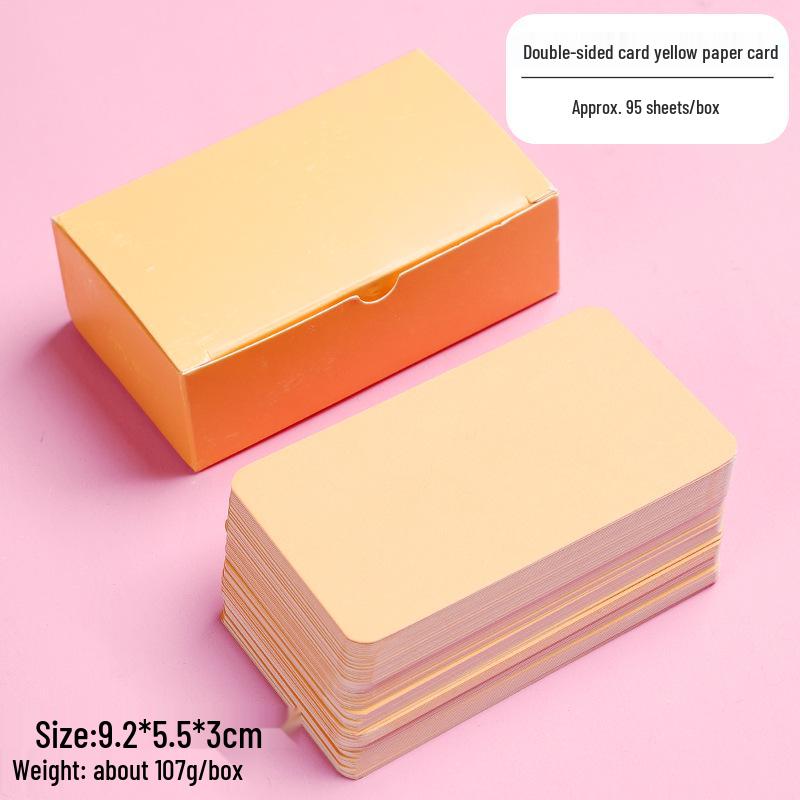 

Double-Sided Color Word Card for DIY Doodle, Memory, and Learning