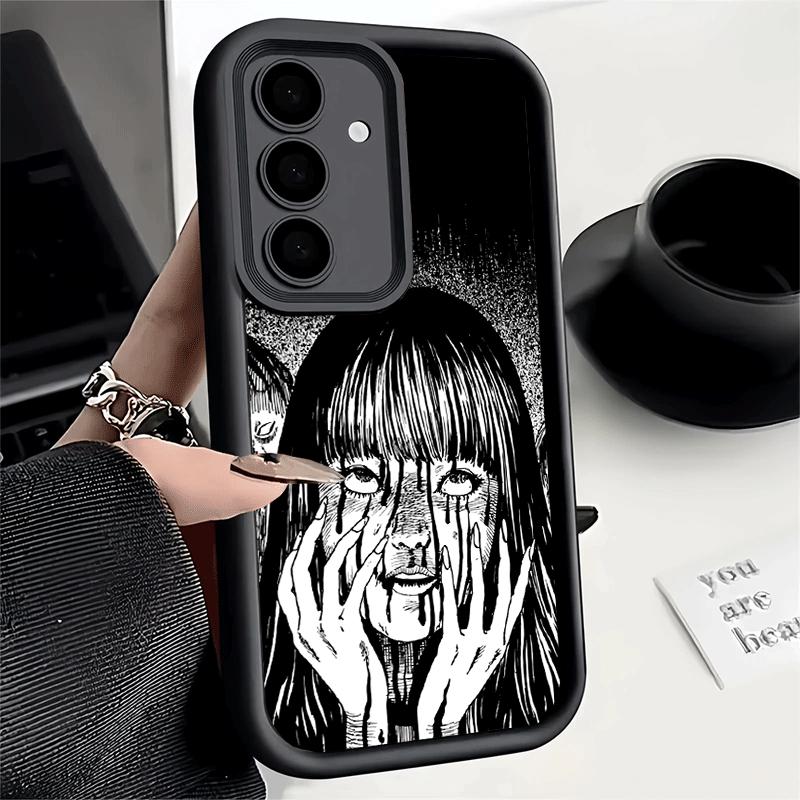 Phone Case for Samsung Galaxy A17 A16 A15 A14 A13 Japanese Horror Anime A56 A36 A26 A55 A35 A25 A54 A34 A24 A53 A33 A23 A07 A06