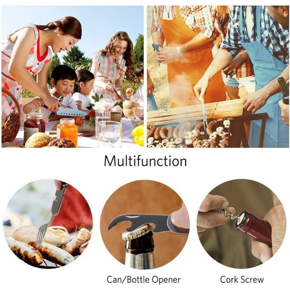 No Tableware Kitchen Utensil Storage Bag Large Capacity Picnic Cooking Bag  Cooking Utensil