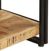 3 Shelf Bookshelf 140 X 30 X 80 Cm Solid Mango Wood