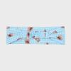 Kitten Check Headband (Blue)