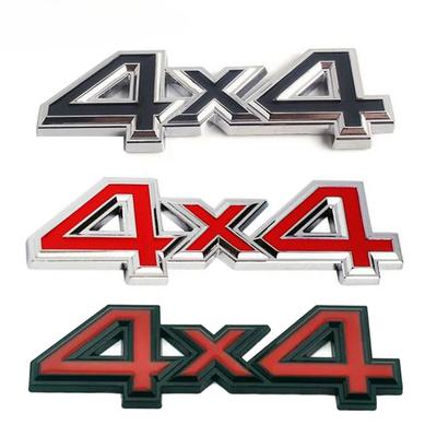 3D Metal 4X4 Logo Emblem Badge Four-Wheel Drive Car Sticker