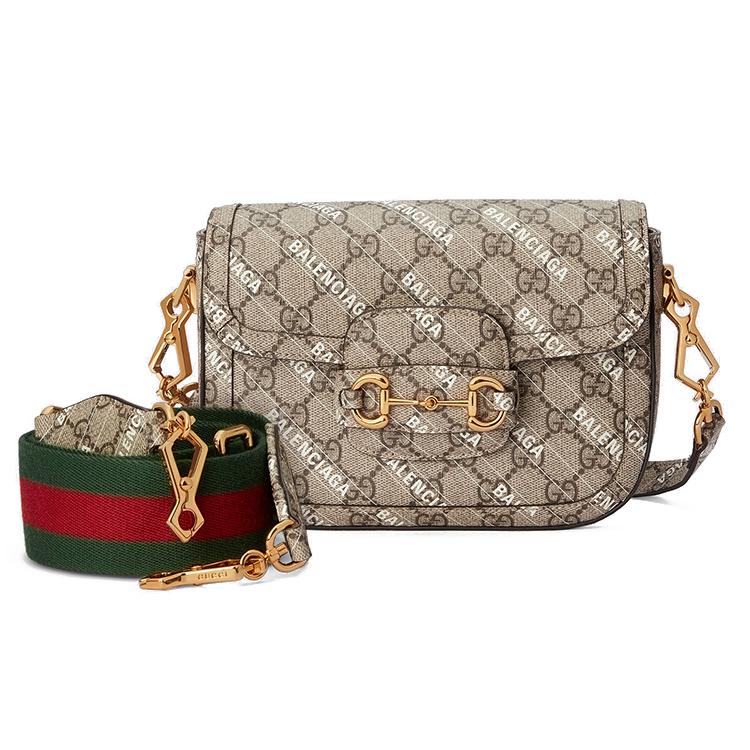 GUCCI Balenciaga Collaboration Horsebit 1955 Canvas