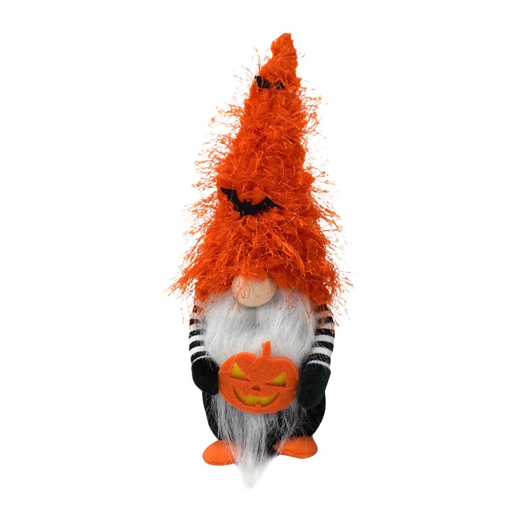 Halloween Gnome Decorations, Handmade Pumpkin Decorations Swedish Plush Dolls Cute Gnomes Suitable For Halloween Party Home And Decorations