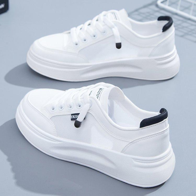 Mesh Little White Shoes Women's Breathable Summer Mesh Shoes 2025 New Popular Female Students Korean Version Versatile Thin Board Shoes Women